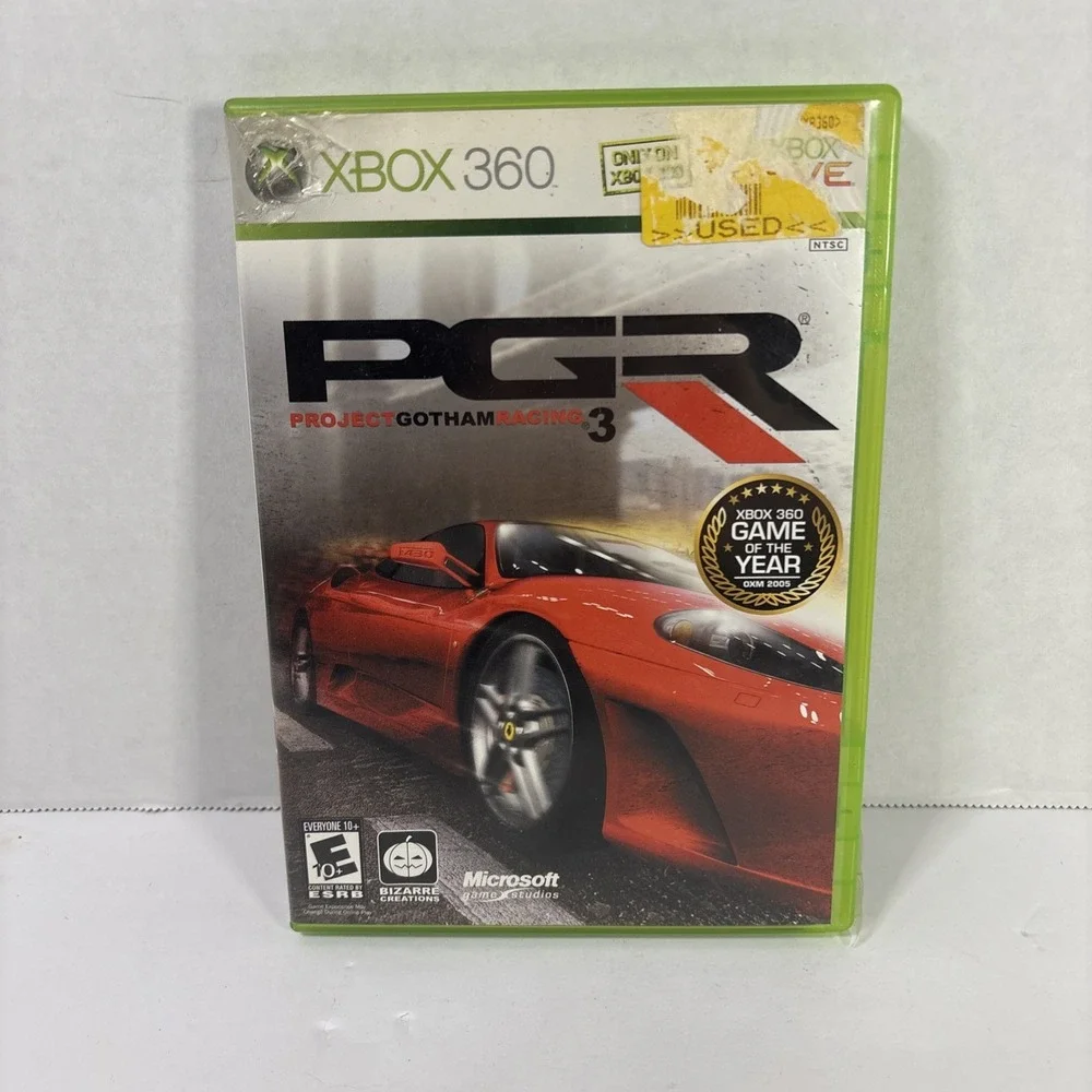 Project Gotham Racing 3 PGR 3 Microsoft Xbox 360 Racing Game Complete CIB